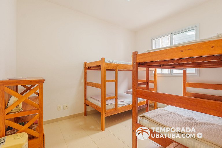 25L - Charme e conforto em Ubatuba - Ar e Piscina