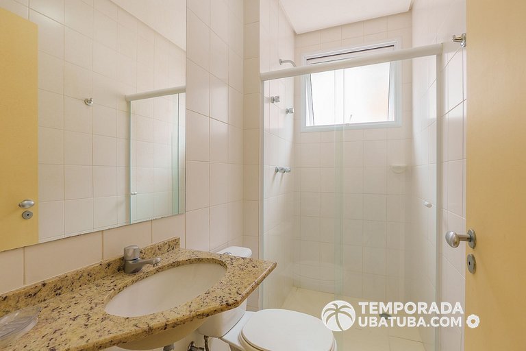 25L - Charme e conforto em Ubatuba - Ar e Piscina