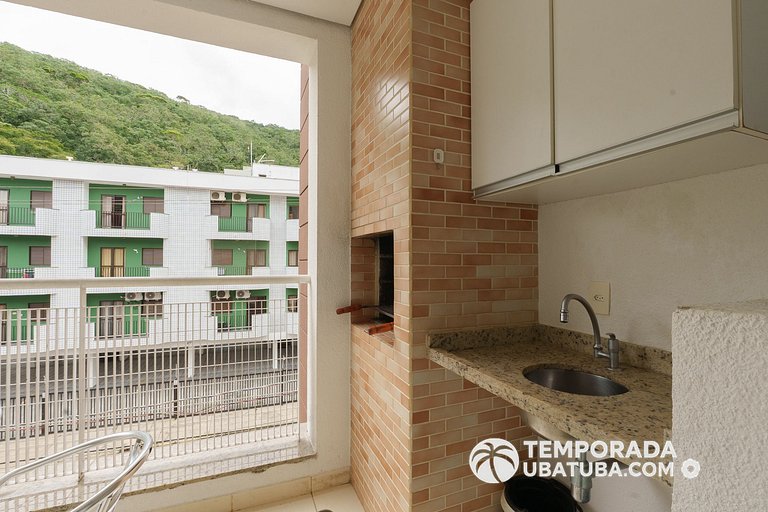 25L - Charme e conforto em Ubatuba - Ar e Piscina