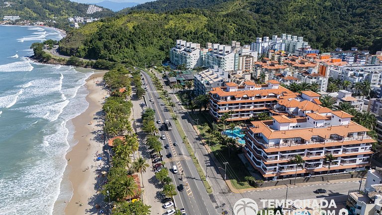 33S – Ap 3 dorm fte mar Praia Grande - Bali Resort
