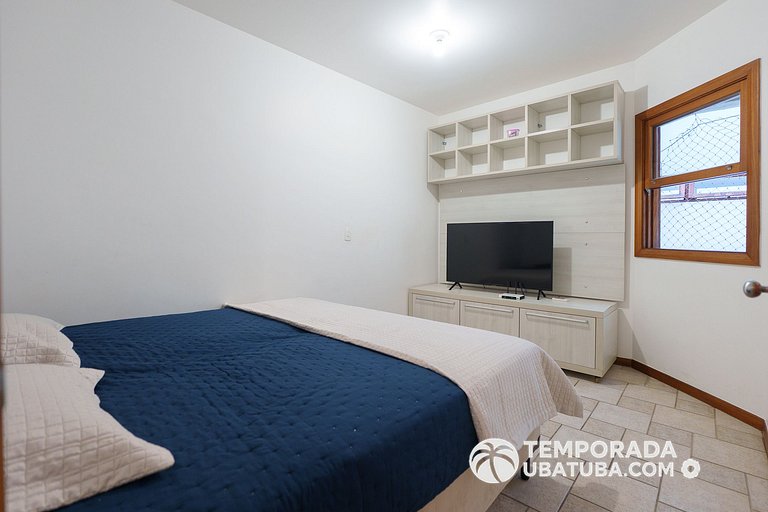 33S – Ap 3 dorm fte mar Praia Grande - Bali Resort