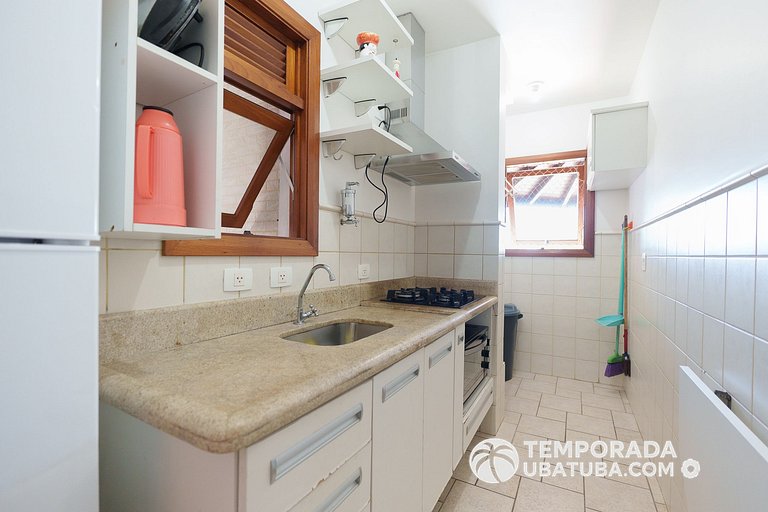 33S – Ap 3 dorm fte mar Praia Grande - Bali Resort