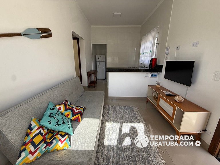 01M - Apto novinho 2 dorms no coracao do itagua