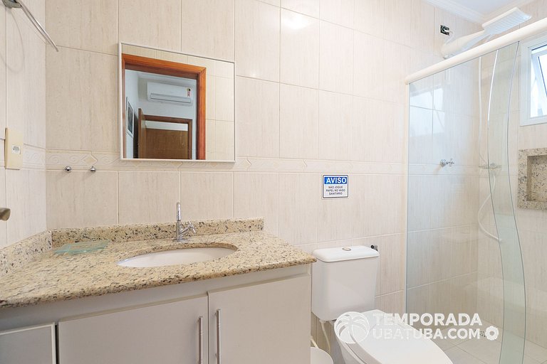 44GB - Cobertura duplex a 50m da Praia 10 pessoas
