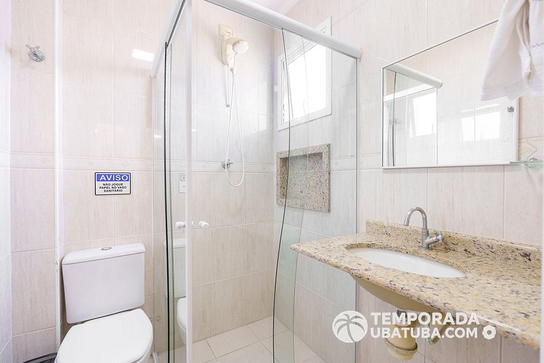 44GB - Cobertura duplex a 50m da Praia 10 pessoas