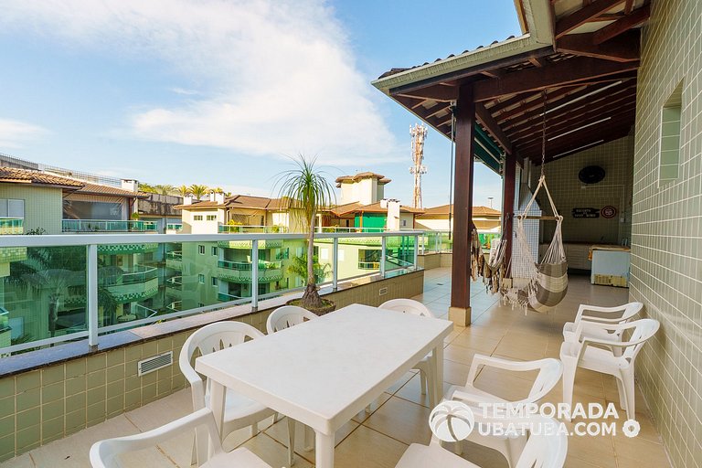44GB - Cobertura duplex a 50m da Praia 10 pessoas