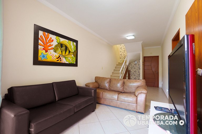 44GB - Cobertura duplex a 50m da Praia 10 pessoas