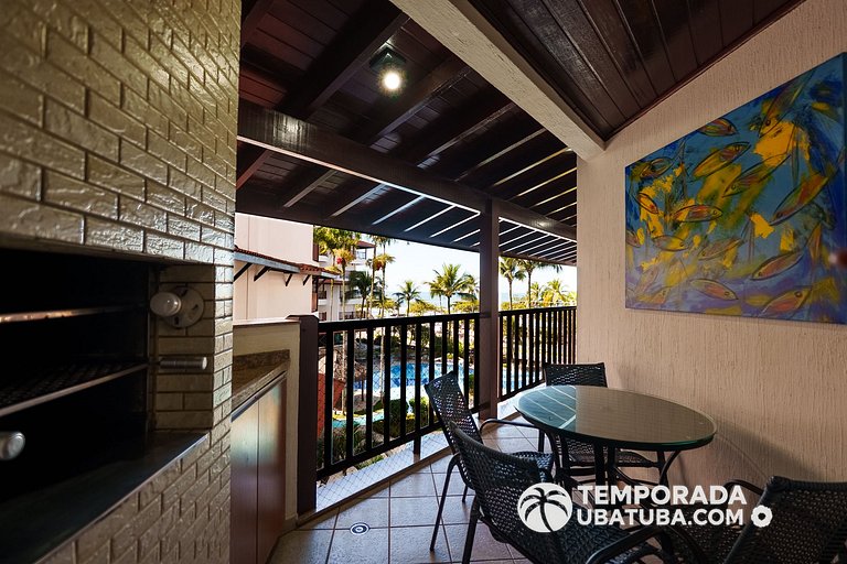 309J – Apto 2 dormitorios frente mar. Grand Bali Resort – Pr