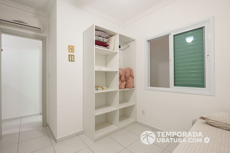 15GV – Apartamento 3 dormitórios c/ ar condicionado ha 80m d