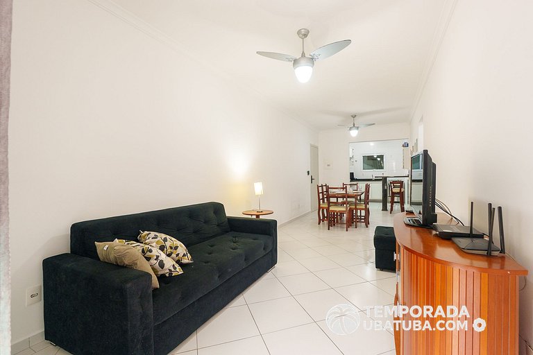15GV – Apartamento 3 dormitórios c/ ar condicionado ha 80m d