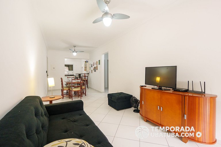 15GV – Apartamento 3 dormitórios c/ ar condicionado ha 80m d