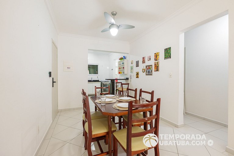 15GV – Apartamento 3 dormitórios c/ ar condicionado ha 80m d