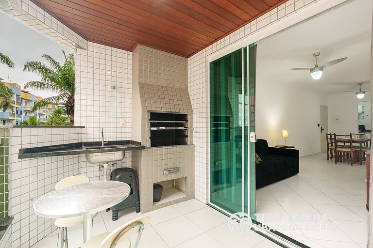 15GV – Apartamento 3 dormitórios c/ ar condicionado ha 80m d