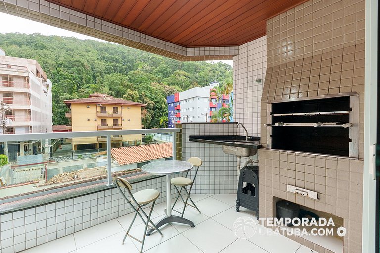 15GV – Apartamento 3 dormitórios c/ ar condicionado ha 80m d