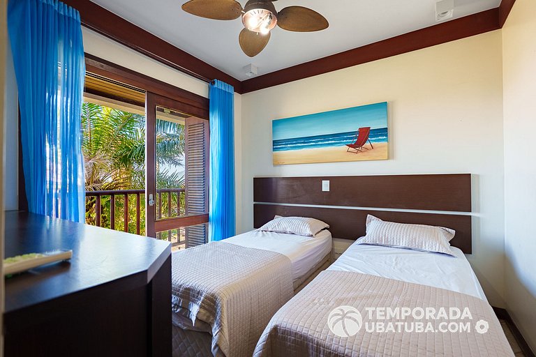 202J - Ap 3 dorm vista frontal p mar - Bali Resort