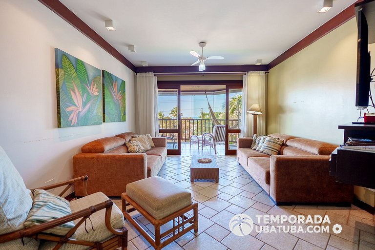 202J - Ap 3 dorm vista frontal p mar - Bali Resort