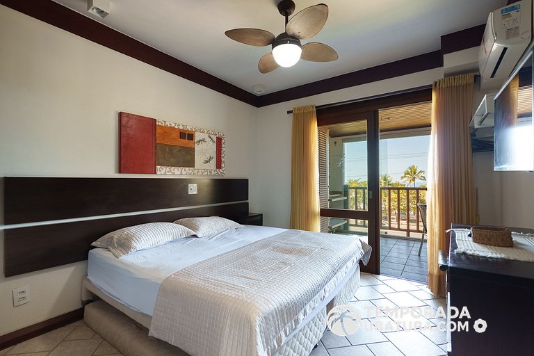 202J - Ap 3 dorm vista frontal p mar - Bali Resort