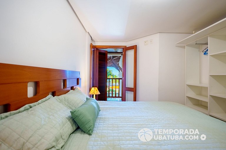 33S – Ap 3 dorm fte mar Praia Grande - Bali Resort