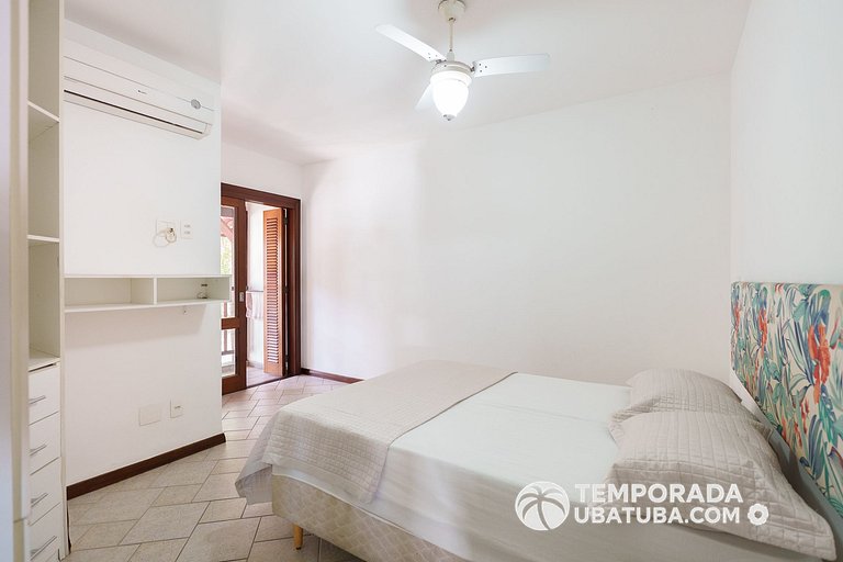 310ND Ap frente mar 3 dorm e 2 vagas - Bali Resort