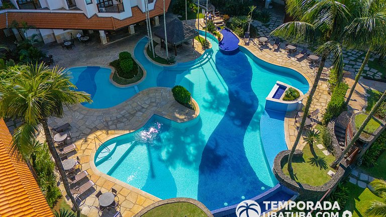 503J - Cob Duplex fte mar 10 pessoas - Bali Resort