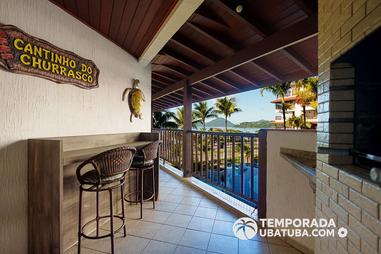 306N - 2 dorm condominio luxo fte mar - Grand Bali