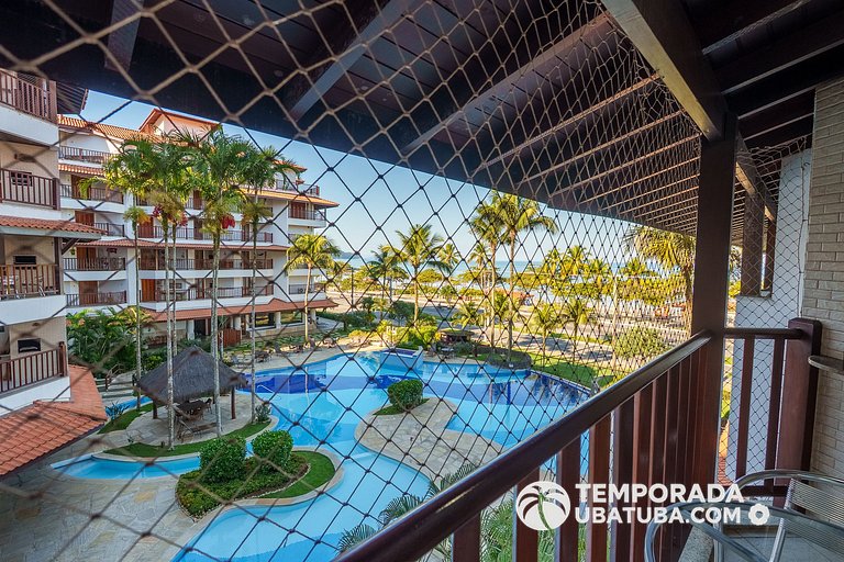307J – Frente mar 2 dorms e 2 vagas - Bali Resort