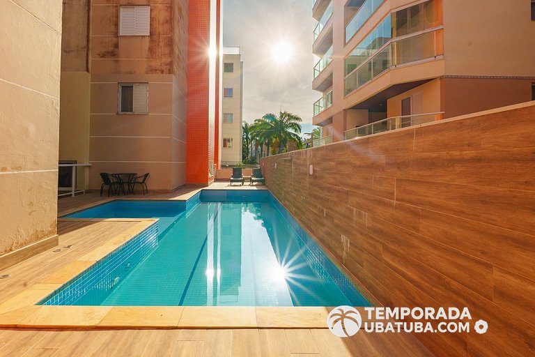 4BM - Ap garden ha 100m da Praia grande, Ubatuba
