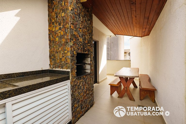 25T – Cobertura entre 3 melhores praias de Ubatuba