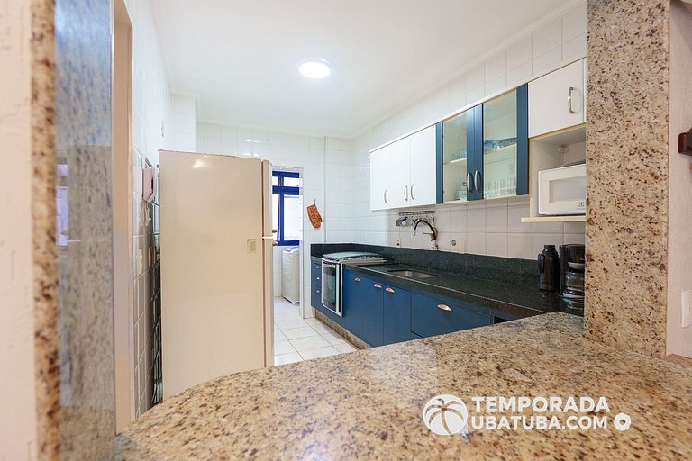 46DC - Cob Duplex fte mar 12 pessoas Praia grande