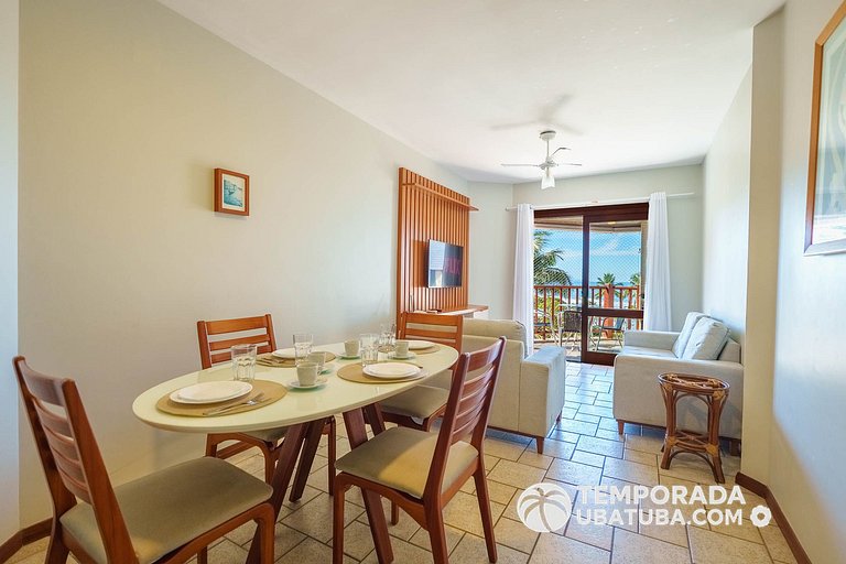 403J - 2 dorm fte mar Grand Bali - Praia Grande
