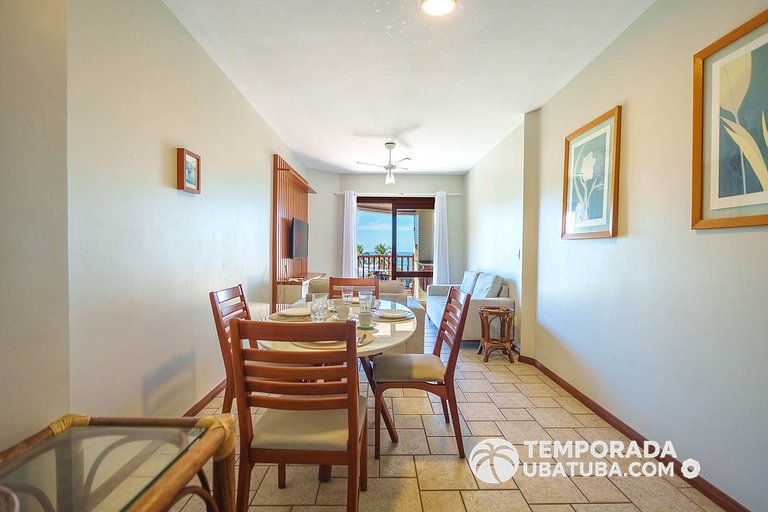 403J - 2 dorm fte mar Grand Bali - Praia Grande
