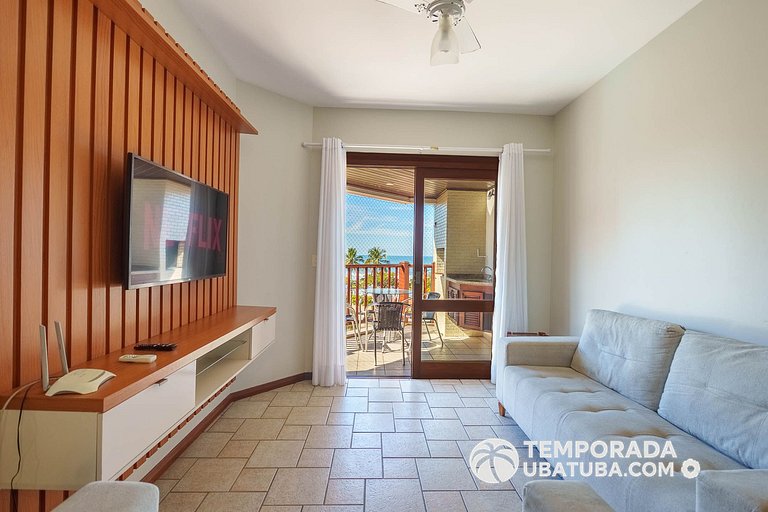 403J - 2 dorm fte mar Grand Bali - Praia Grande
