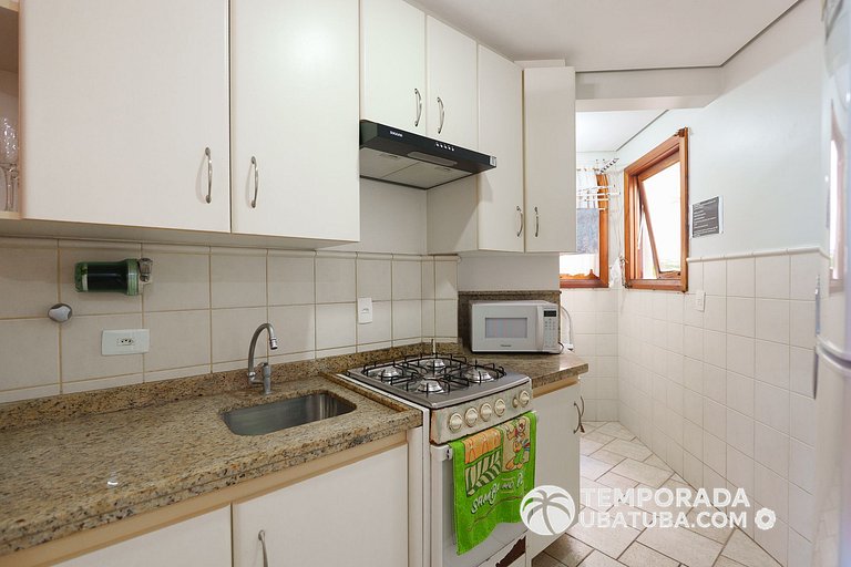 403J - 2 dorm fte mar Grand Bali - Praia Grande