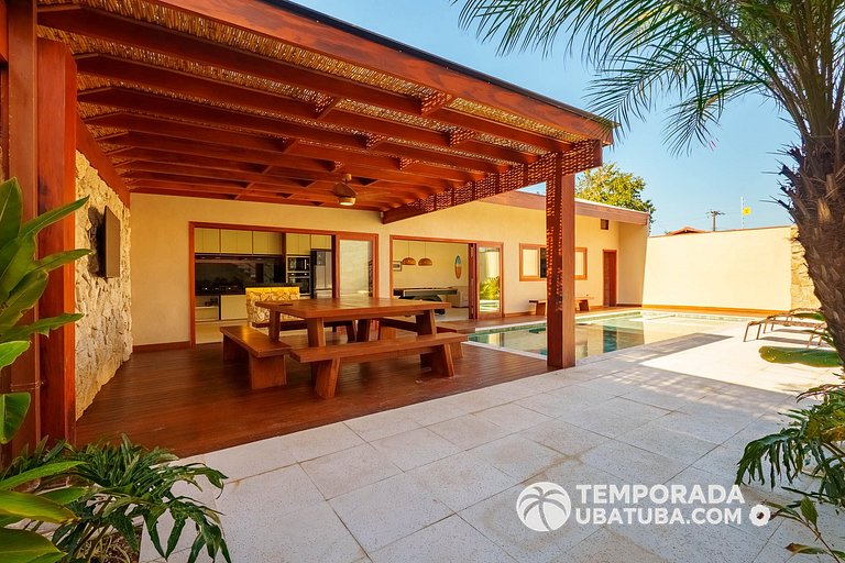 CasaPREMIUM - 8 Qtos piscina aquecida Praia Grande