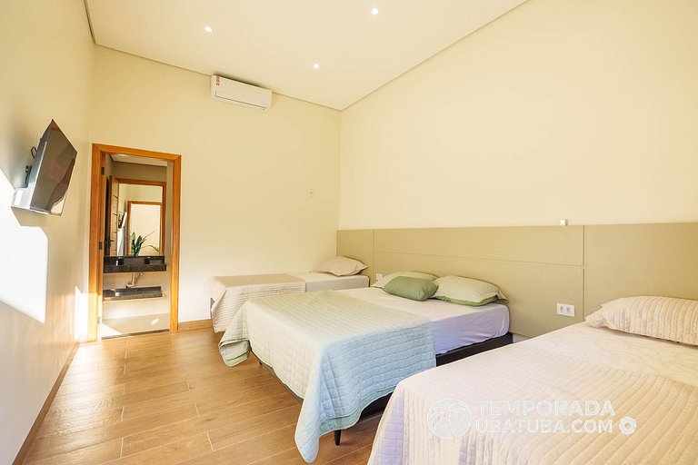 CasaPREMIUM - 8 Qtos piscina aquecida Praia Grande