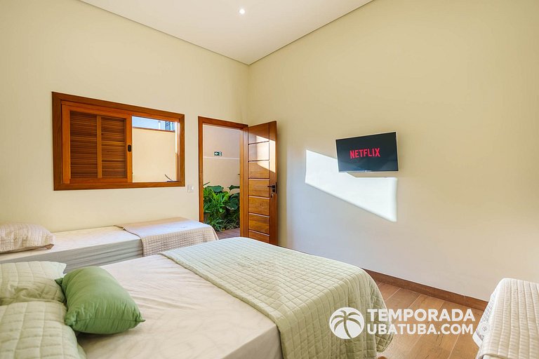 CasaPREMIUM - 8 Qtos piscina aquecida Praia Grande