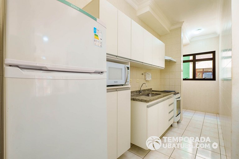 11E – Apto 2 dormitorios c/ ar condicionado e piscina semi o
