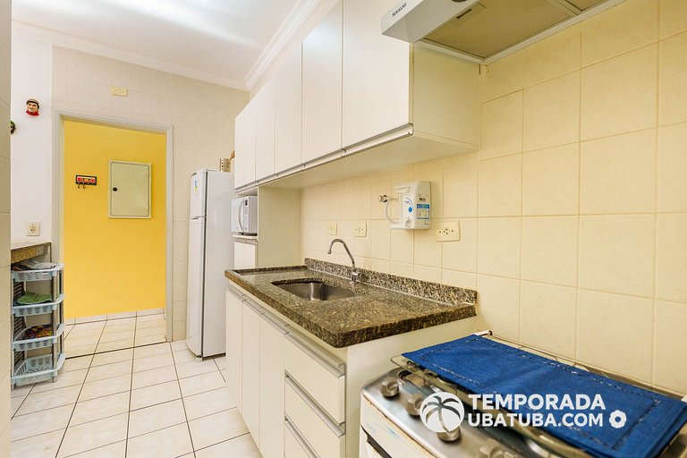 11E – Apto 2 dormitorios c/ ar condicionado e piscina semi o