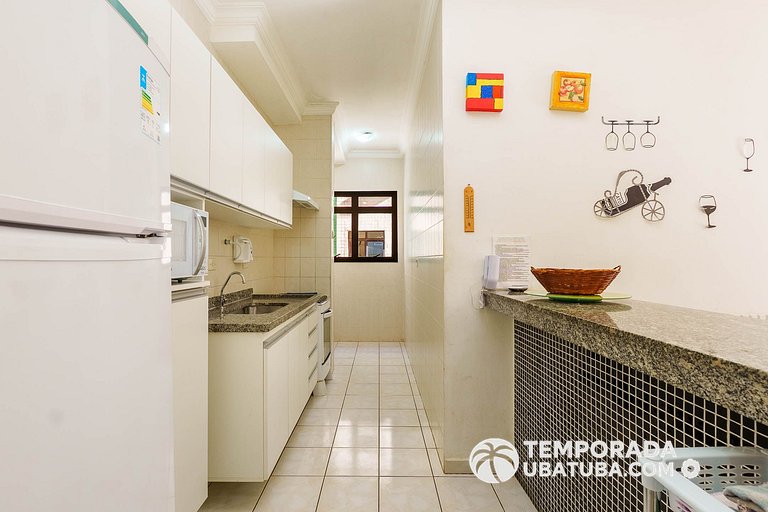 11E – Apto 2 dormitorios c/ ar condicionado e piscina semi o