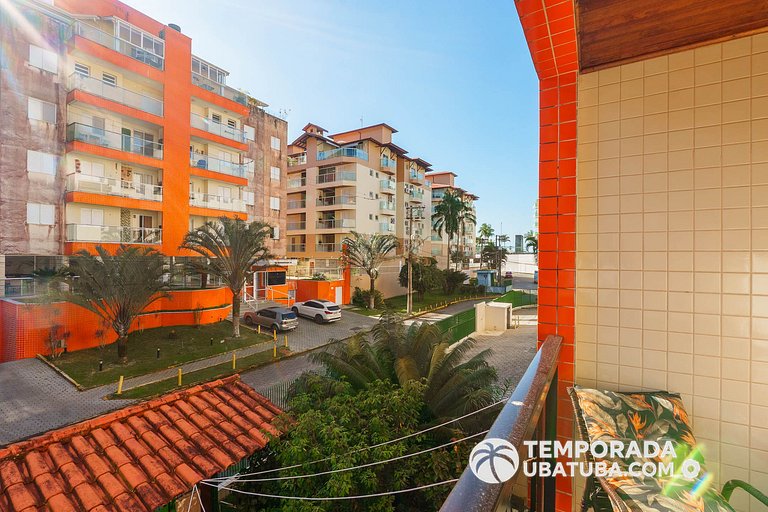 11E – Apto 2 dormitorios c/ ar condicionado e piscina semi o