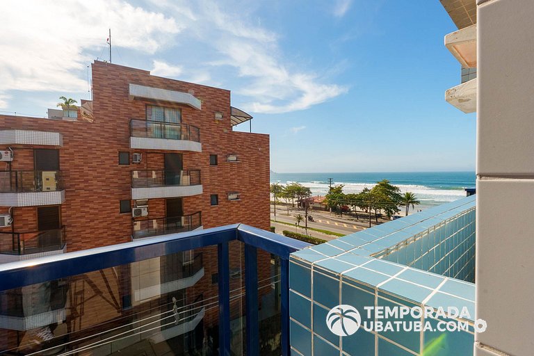 41DC - Cob duplex vista mar 12 pessoas Praia grand