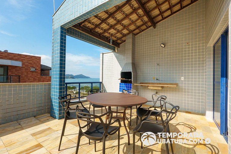 41DC - Cob duplex vista mar 12 pessoas Praia grand