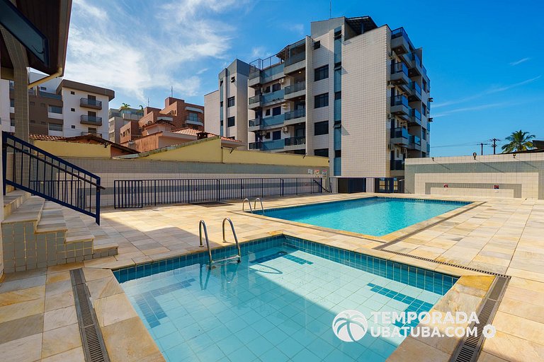 41DC - Cob duplex vista mar 12 pessoas Praia grand