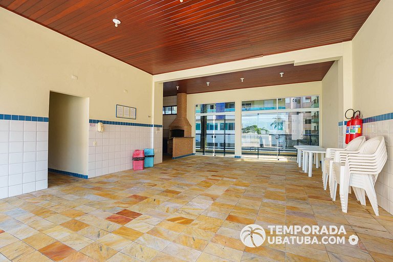 41DC - Cob duplex vista mar 12 pessoas Praia grand