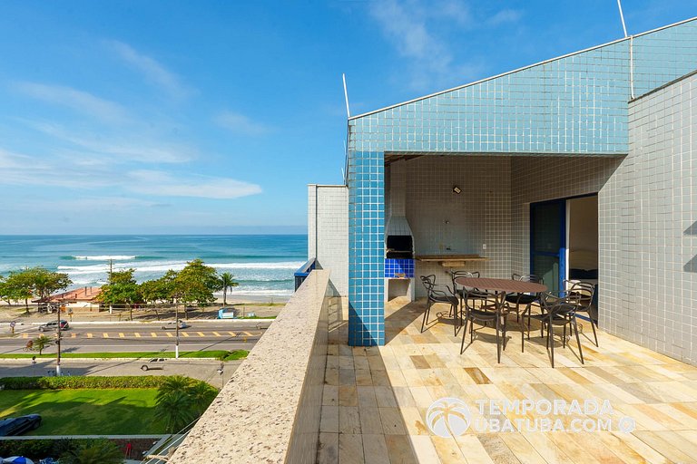 41DC - Cob duplex vista mar 12 pessoas Praia grand