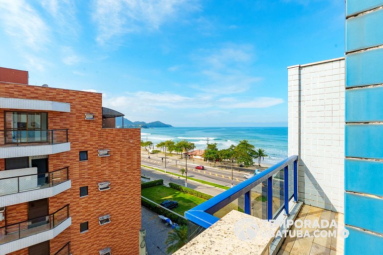 41DC - Cob duplex vista mar 12 pessoas Praia grand