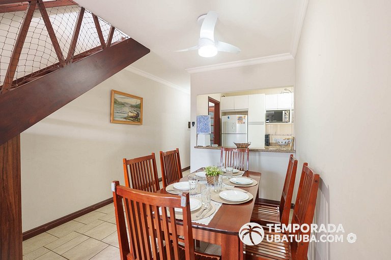 46M - Cob Duplex 5 dorm vista mar na Praia Grand