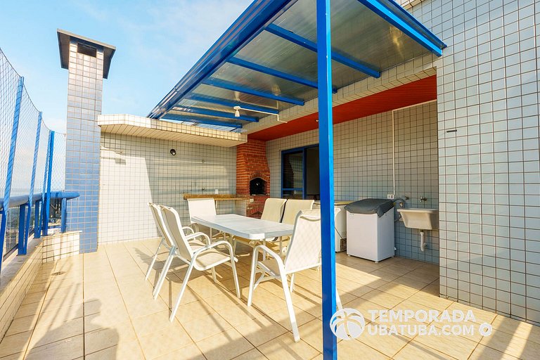 46M - Cob Duplex 5 dorm vista mar na Praia Grand