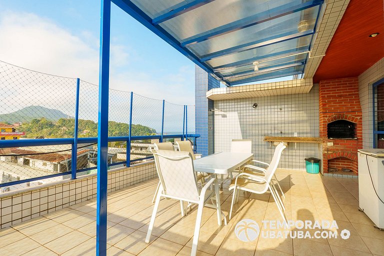 46M - Cob Duplex 5 dorm vista mar na Praia Grand