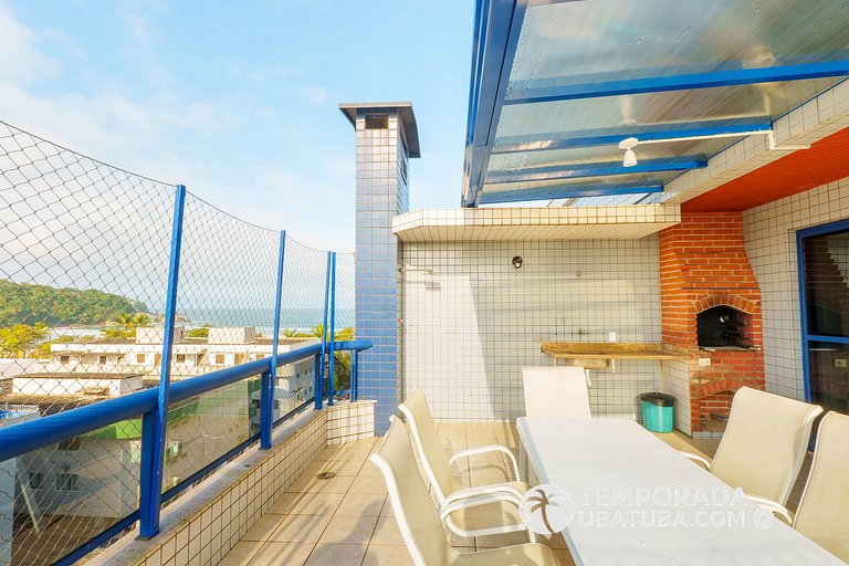 46M - Cob Duplex 5 dorm vista mar na Praia Grand